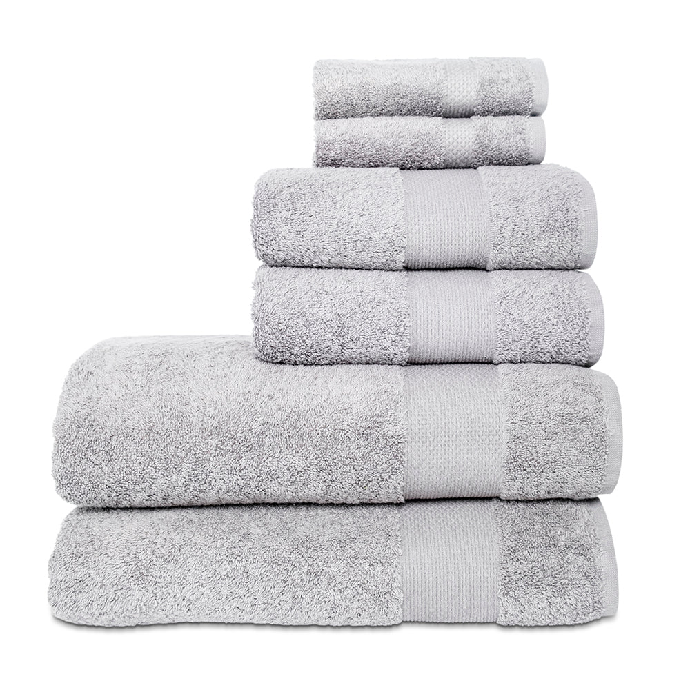 Turkish Cotton Bath Towel Collection Set of 6 – Hencely