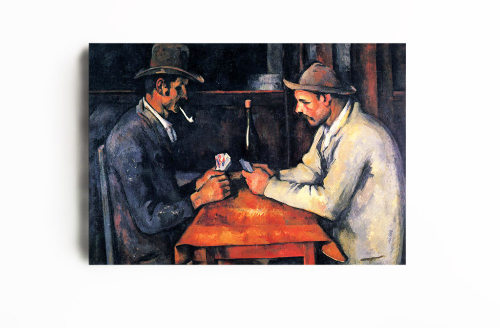 Card Players by Paul Cezanne Canvas wall print art