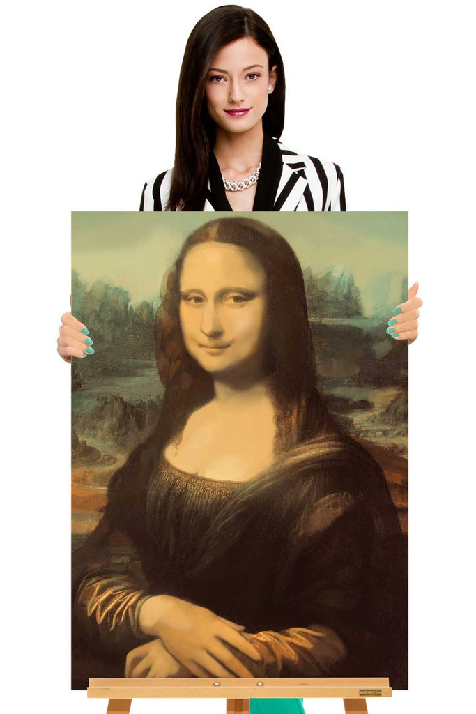 Mona Lisa Canvas Wall Art Leonarda  Da Vinci Wall Paintings - Hencely