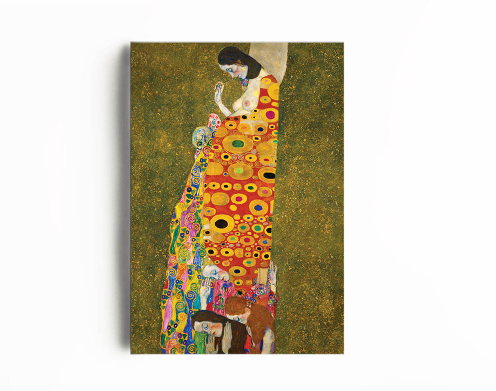 The Hope by Gustav Klimt | Fine Art Reproduction | Canvas Painting Decor - Hencely