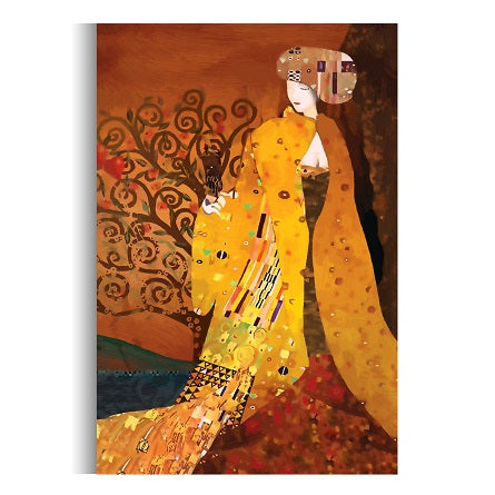 Gustav Klimt Effect Canvas Painting - Hencely