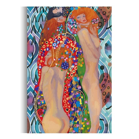 Gustav Klimt’s Ladies Canvas Wall Art - Hencely
