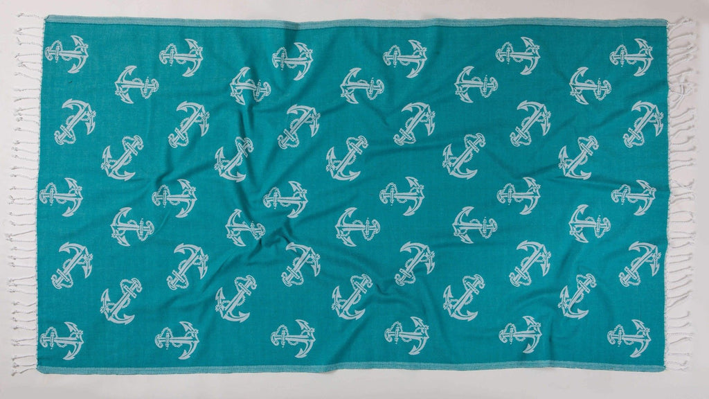 Nautical Anchors  Beach Towels  % 100 Turkish Cotton | Nautica Beach Blanket Soft & Quickdry - Hencely
