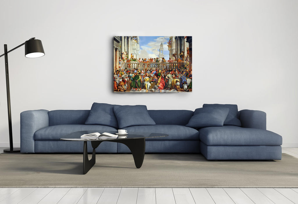 The Wedding At Cana by Paolo Veronese | Veronese Art Reproduction | Canvas Wall Decor - Hencely