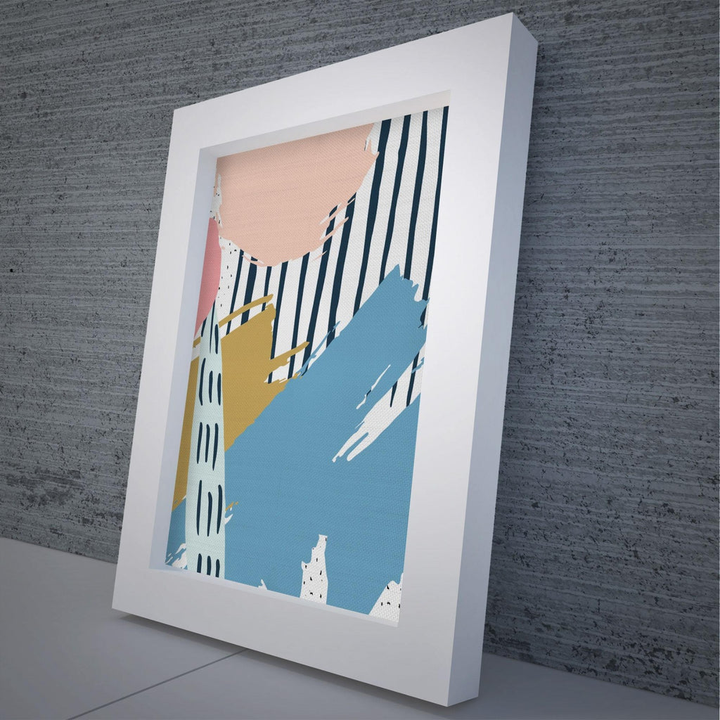 All In A Tumble  Framed Glass Wall Art  - Hencely