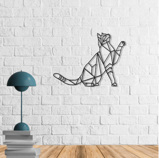 The Cat  Metal Wall Art  - Hencely