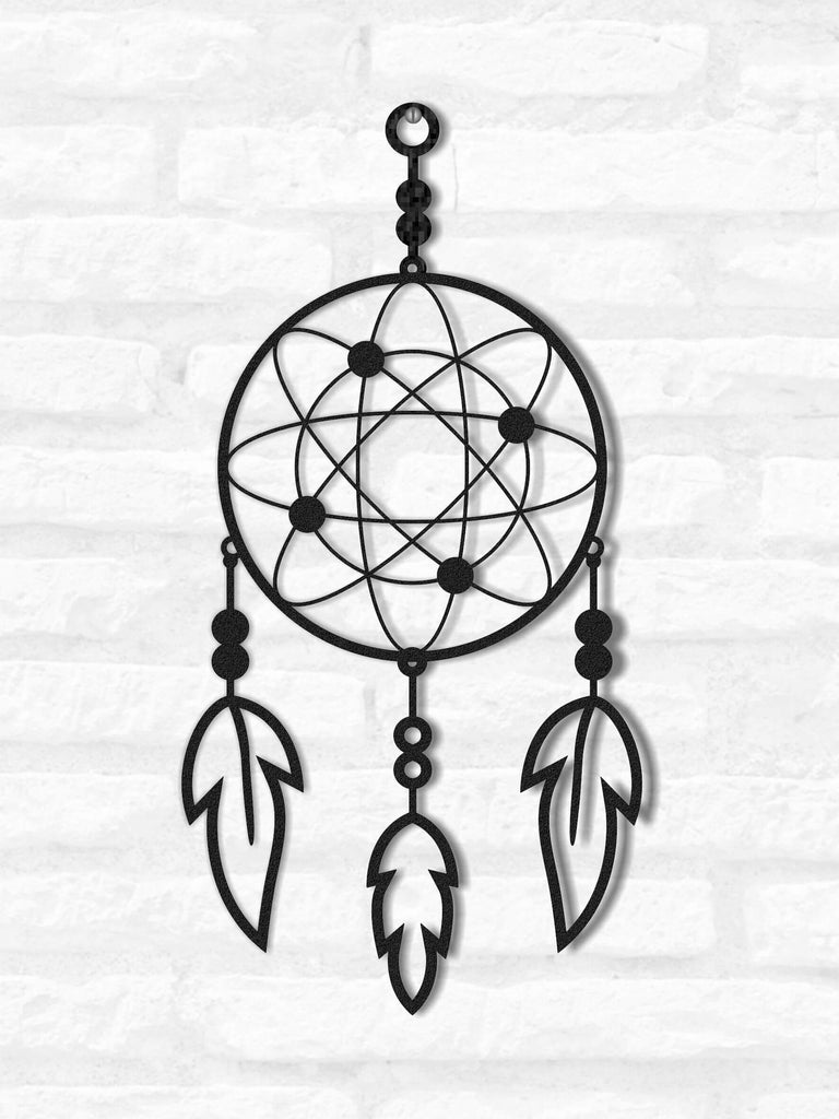 Dreamcatcher Metal Wall Hanging Contemporary Wall Art - Hencely