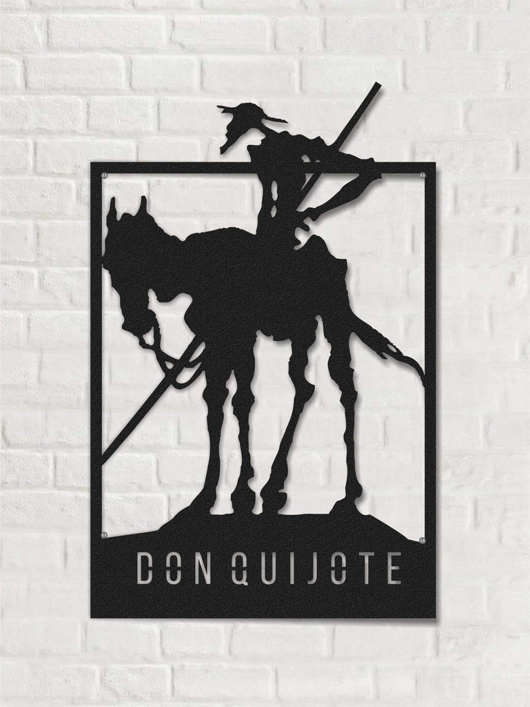 Donquijote  Decorative Metal Wall Panel  Art Deco Wall Art - Hencely