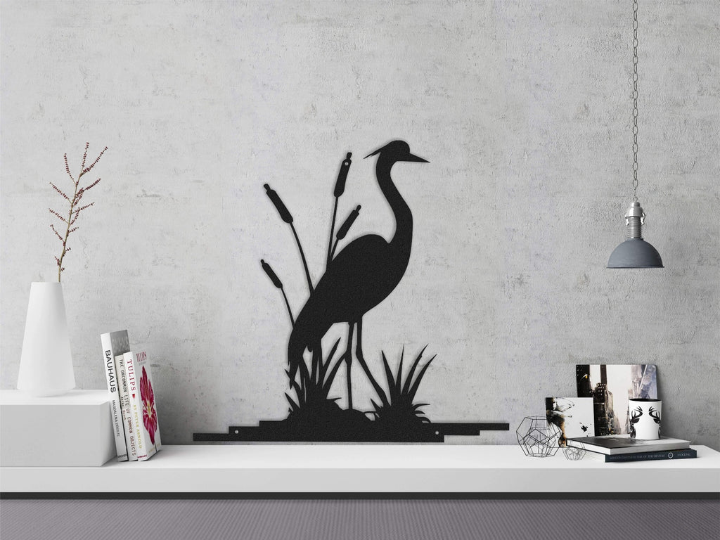 The Flamingo | Decorative Metal Wall Decor | Tropical Metal Wall Hanging - Hencely