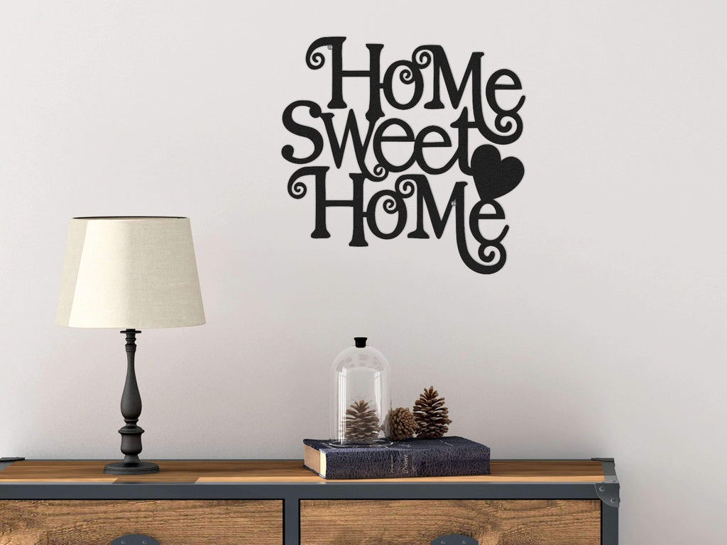 Home Sweet Home Metal Wall Art | Home Sweet Home Wall Decor - Hencely