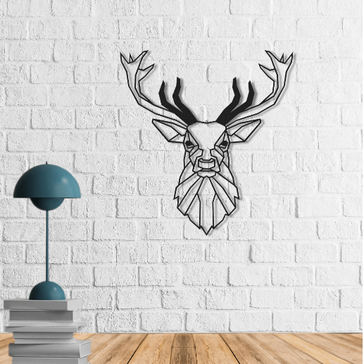 Deer Metal Wall Art - Hencely