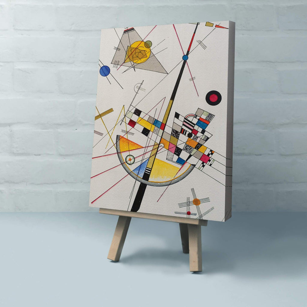 Delicate Tension by Wassily Kandinsky | Kandinsky Art Reproduction on Canvas | Canvas Wall Art - Hencely