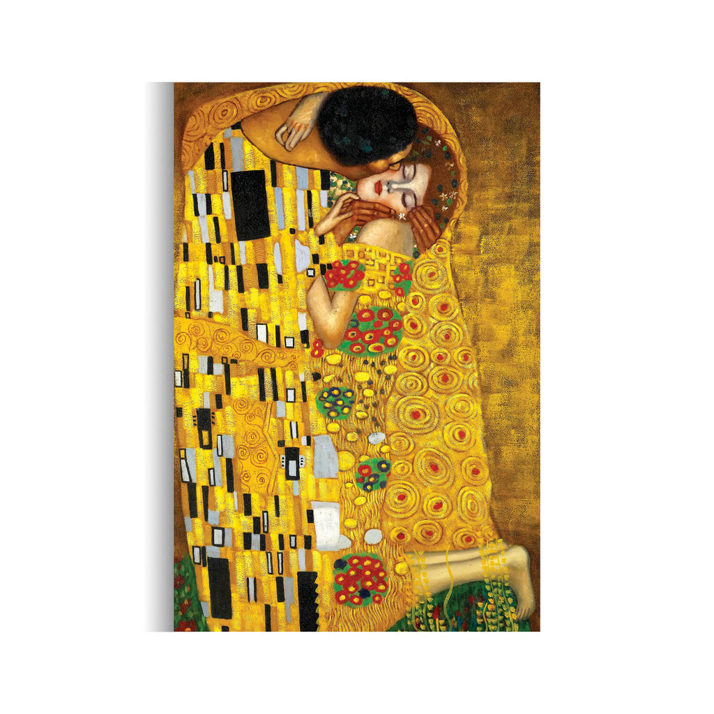 Gustav Klimt’s The Kiss  Canvas Art Reproduction  - Hencely