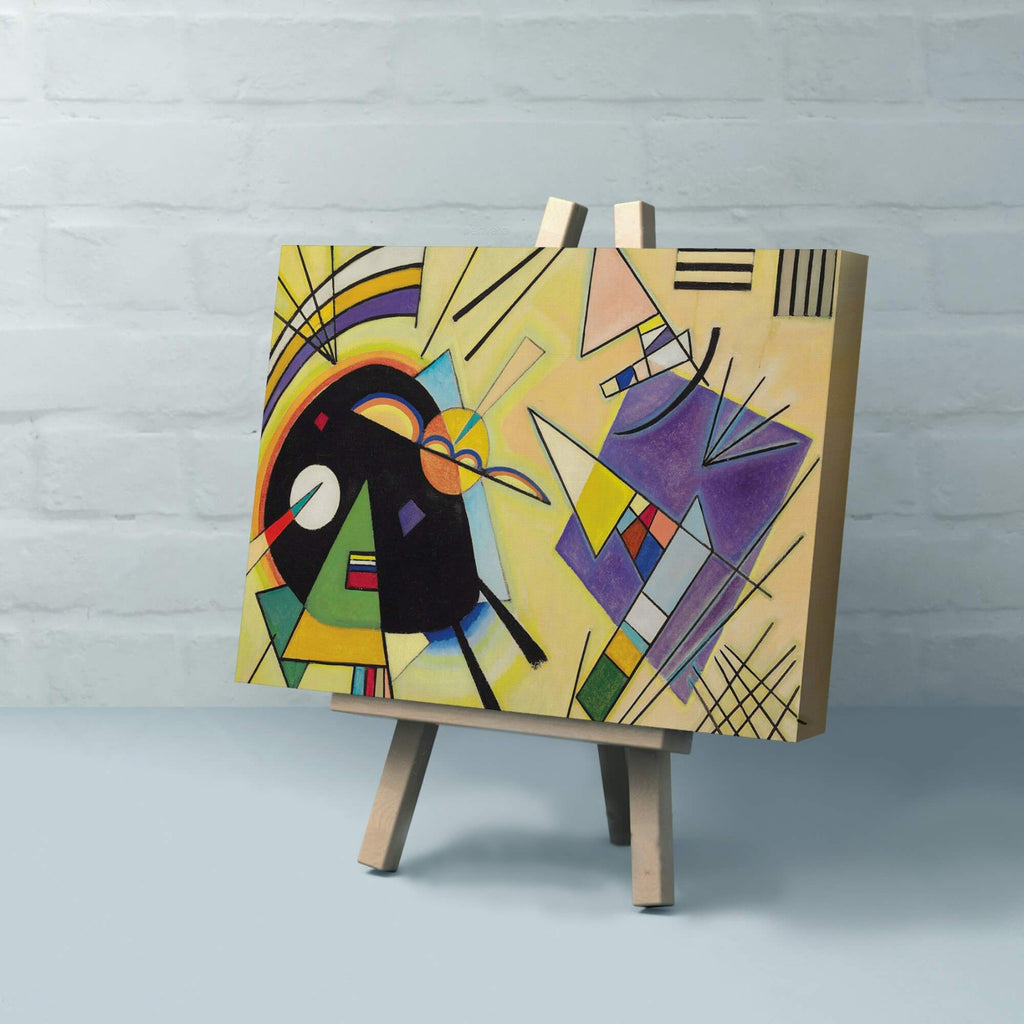 Black & Violet canvas wall art by Wassily Kandinsky 