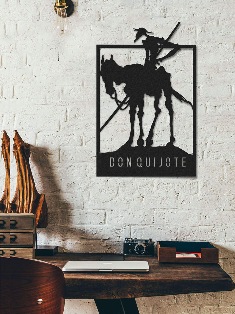 Donquijote | Decorative Metal Wall Panel | Art Deco Wall Art - Hencely