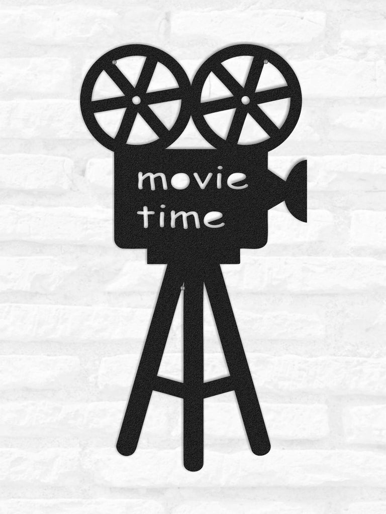 Movie time Metal Wall Hanging - Hencely